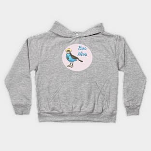 Bird Nerd - Bird Lover Design Kids Hoodie